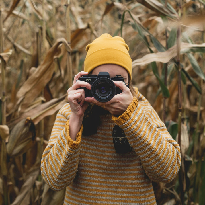 Goro | Beanie | Melange Grau