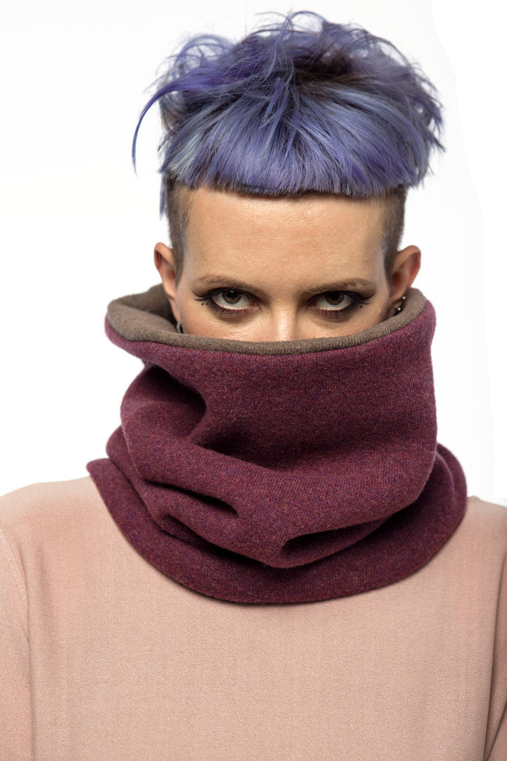 Uno | Leichter Woll-Cowl | Blau