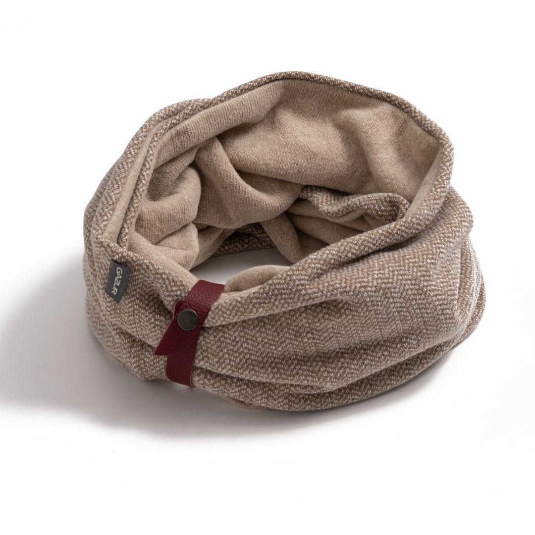 Biscotti | Winter-Loopschal mit Muster