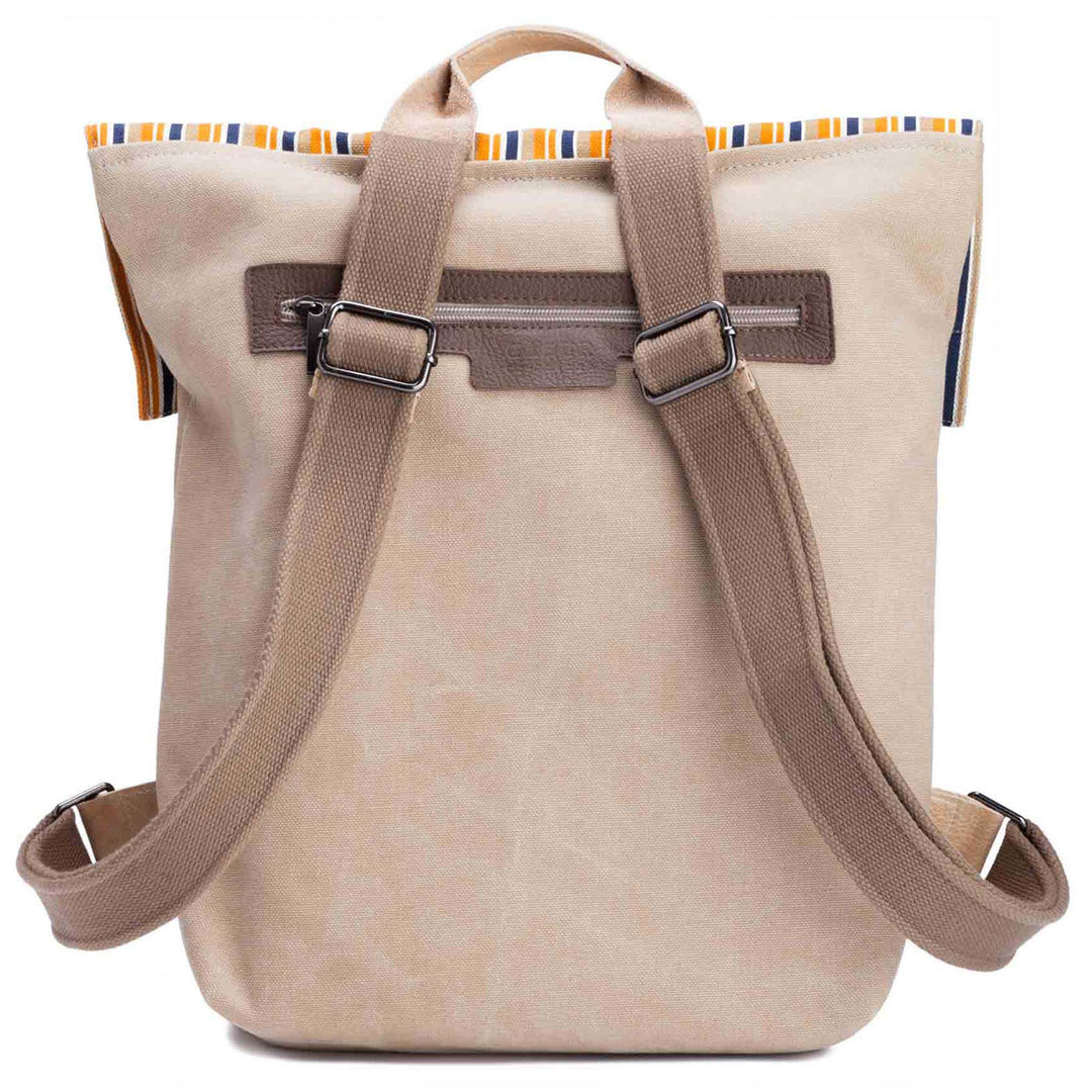 Striped |Canvas Laptop-Rucksack