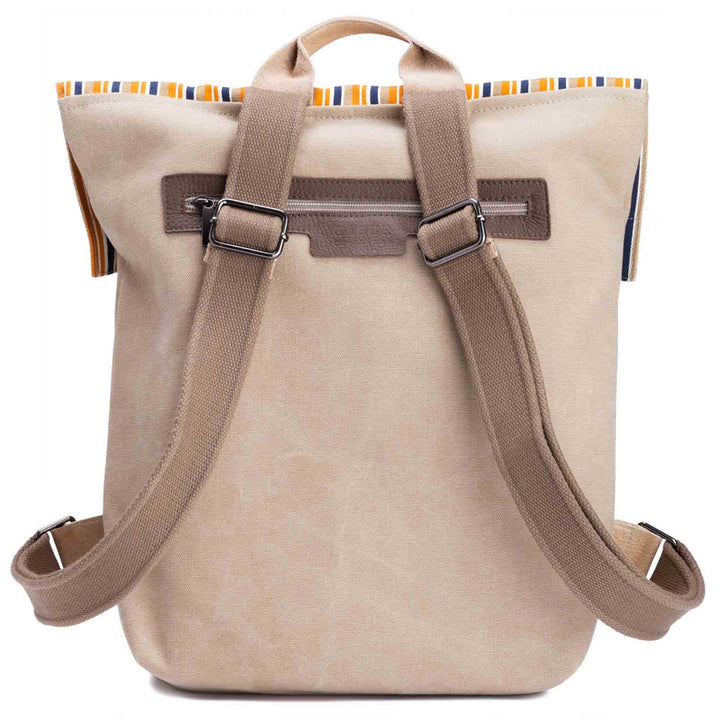 Striped |Canvas Laptop-Rucksack