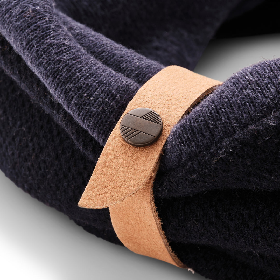 Uno | Leichter Woll-Cowl | Blau